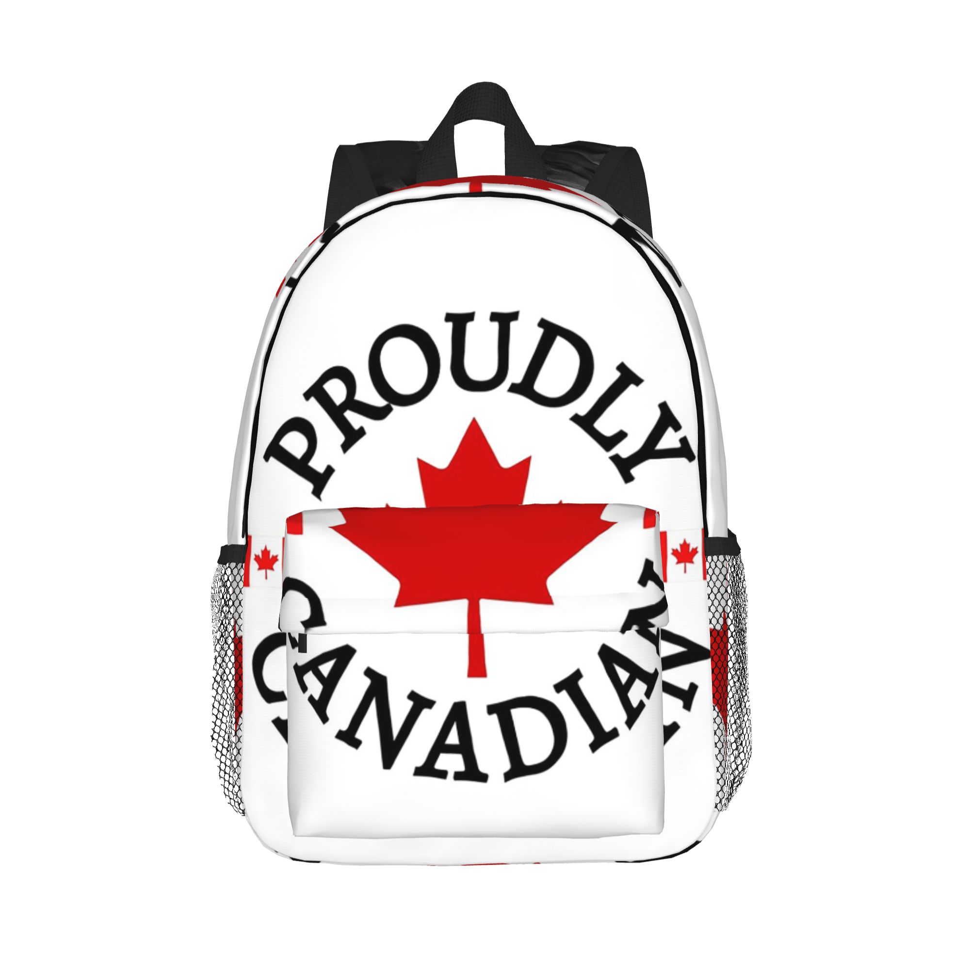 Women Bags In Canada - Zaino con bandiera e foglia d'acero