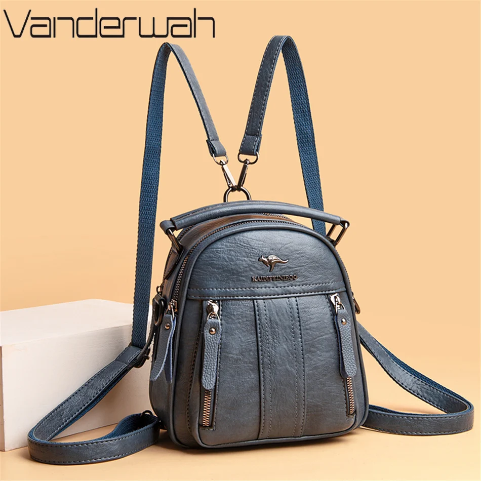 Women Bags Mini - Zaini in pelle 4 in 1