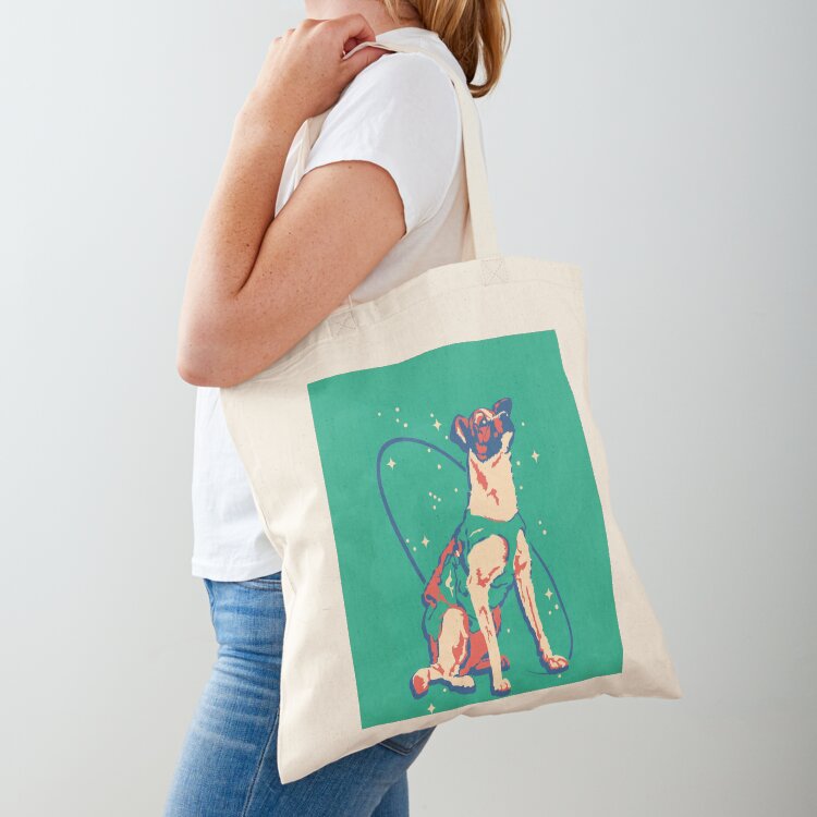 Women Bags Vector - Illustrazione del cane spaziale Laika, vettore,