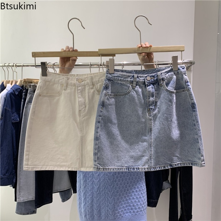 Women Bags Mini - Nuova Gonna Corta in Denim Estiva
