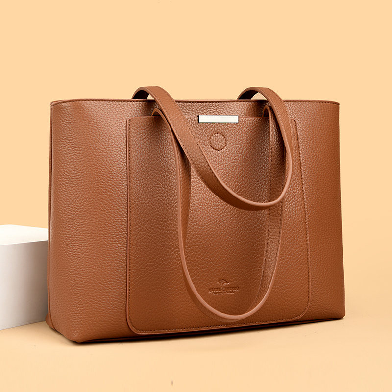 Women Bags With Laptop Compartment - Borse a mano in morbida pelle