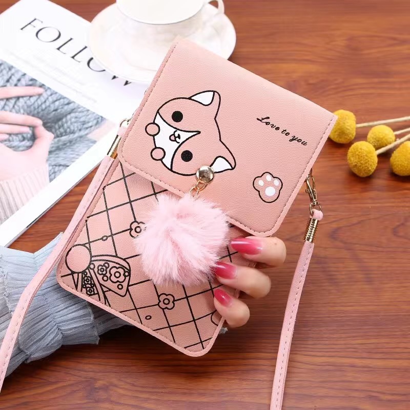 Women Bags Mini - Borsa per telefono touch-screen con motivo
