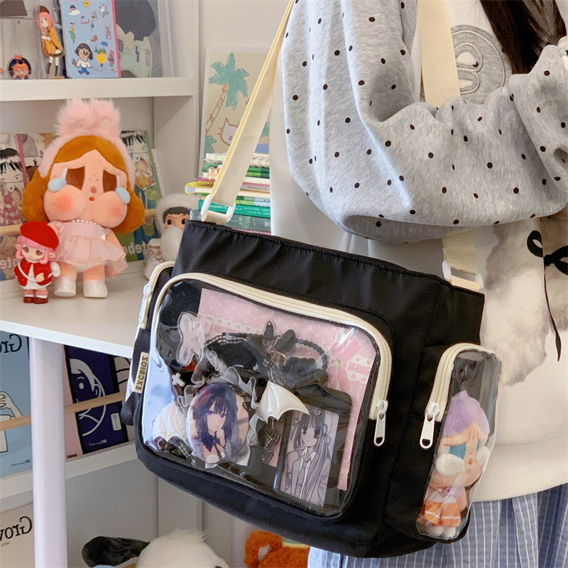 Women Bags Rack - Borsa a tracolla trasparente alla moda
