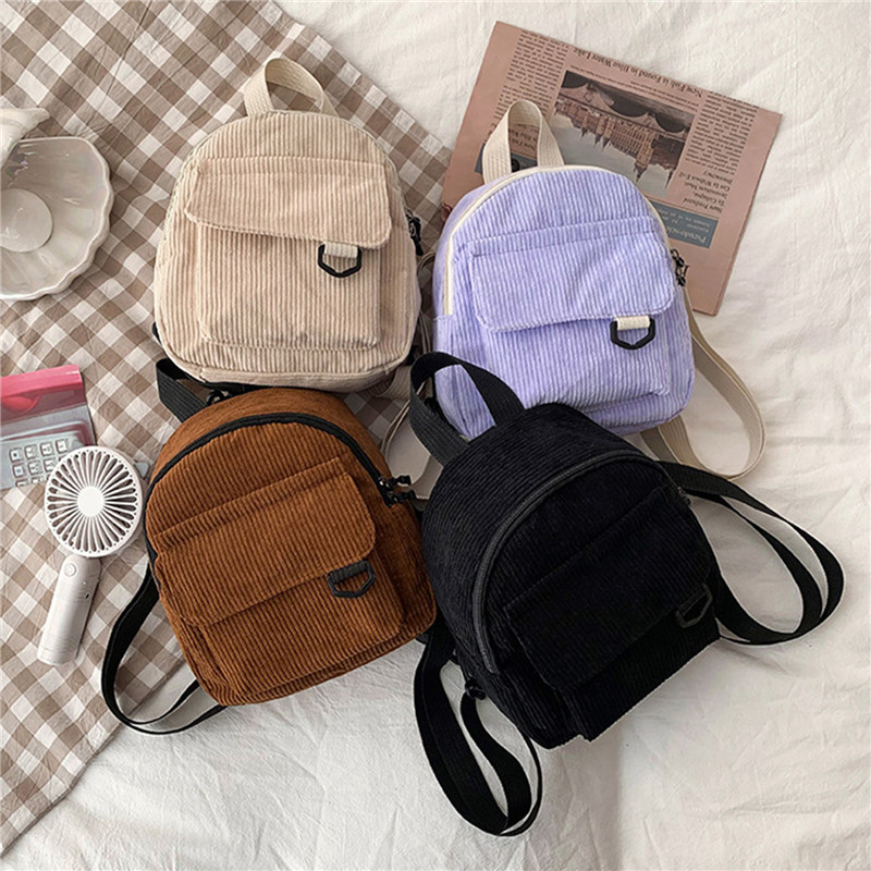 Mini Backpack Women - Mini zaino in tinta unita Zaini