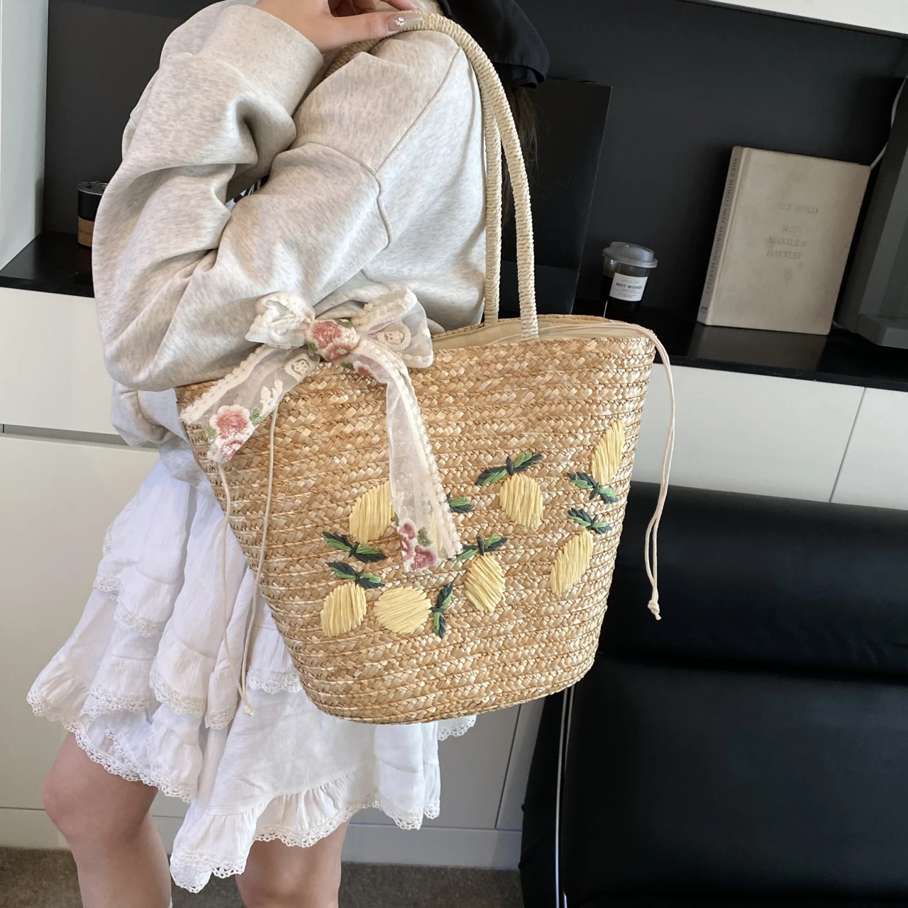 Borsa a tracolla da spiaggia d - Women Bags Handmade recensione e prezzo