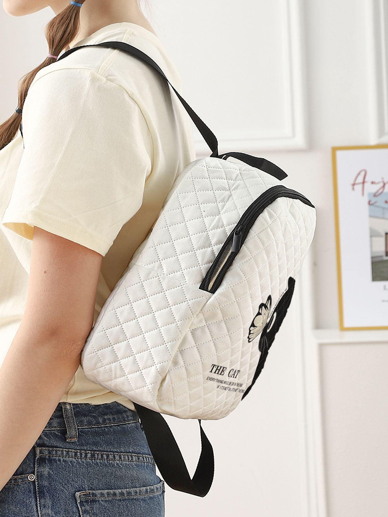 Zaino compatto trapuntato con  - Mini Backpack Women recensione e prezzo