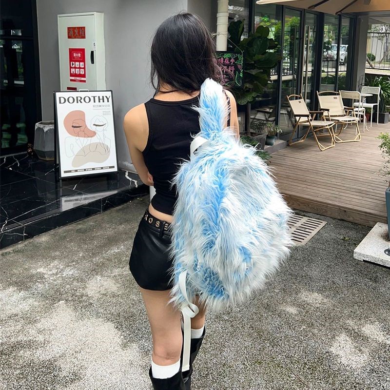 JIAERDI Zaino lungo in peluche - Women'S Xl Bags recensione e prezzo