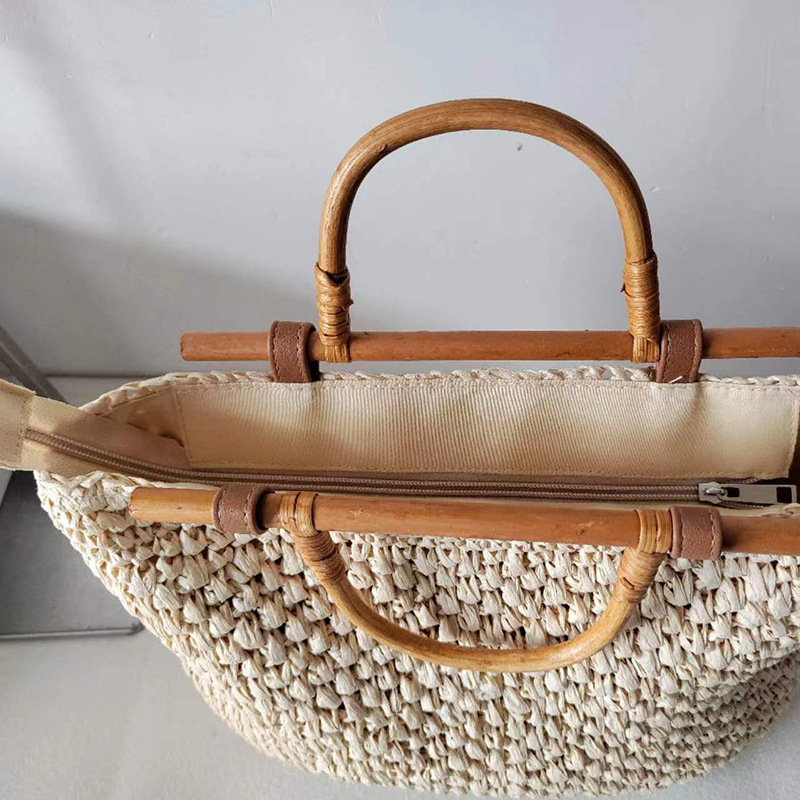 Borsa di paglia con manico in  - Women Bags Handmade recensione e prezzo