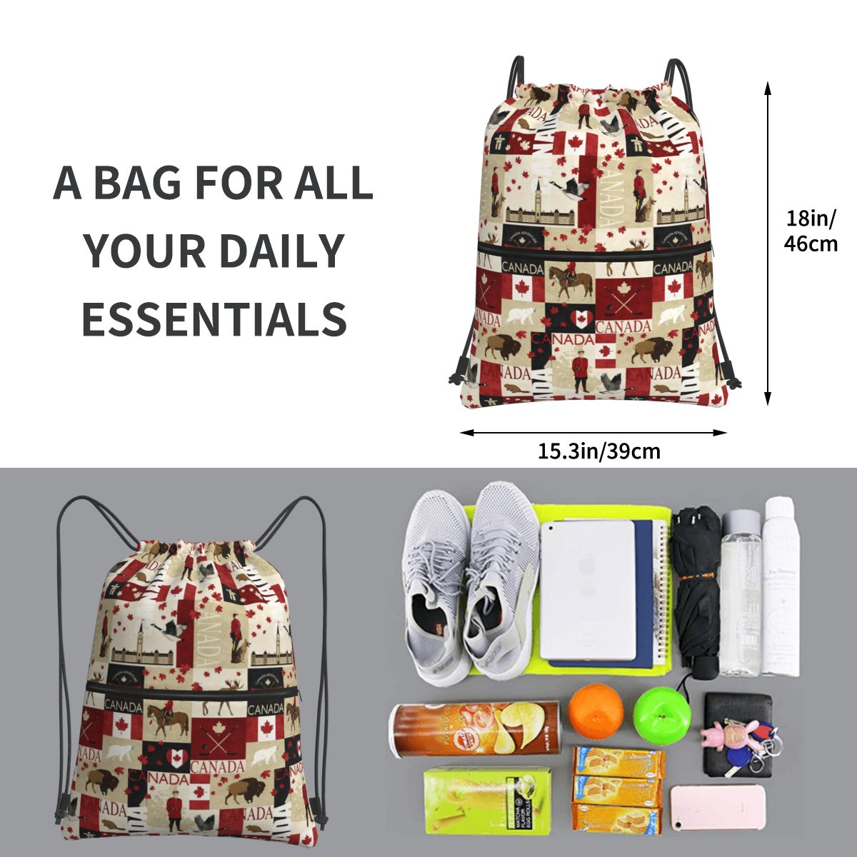 Zaini con bandiera del Canada, - Women Bags In Canada recensione e prezzo