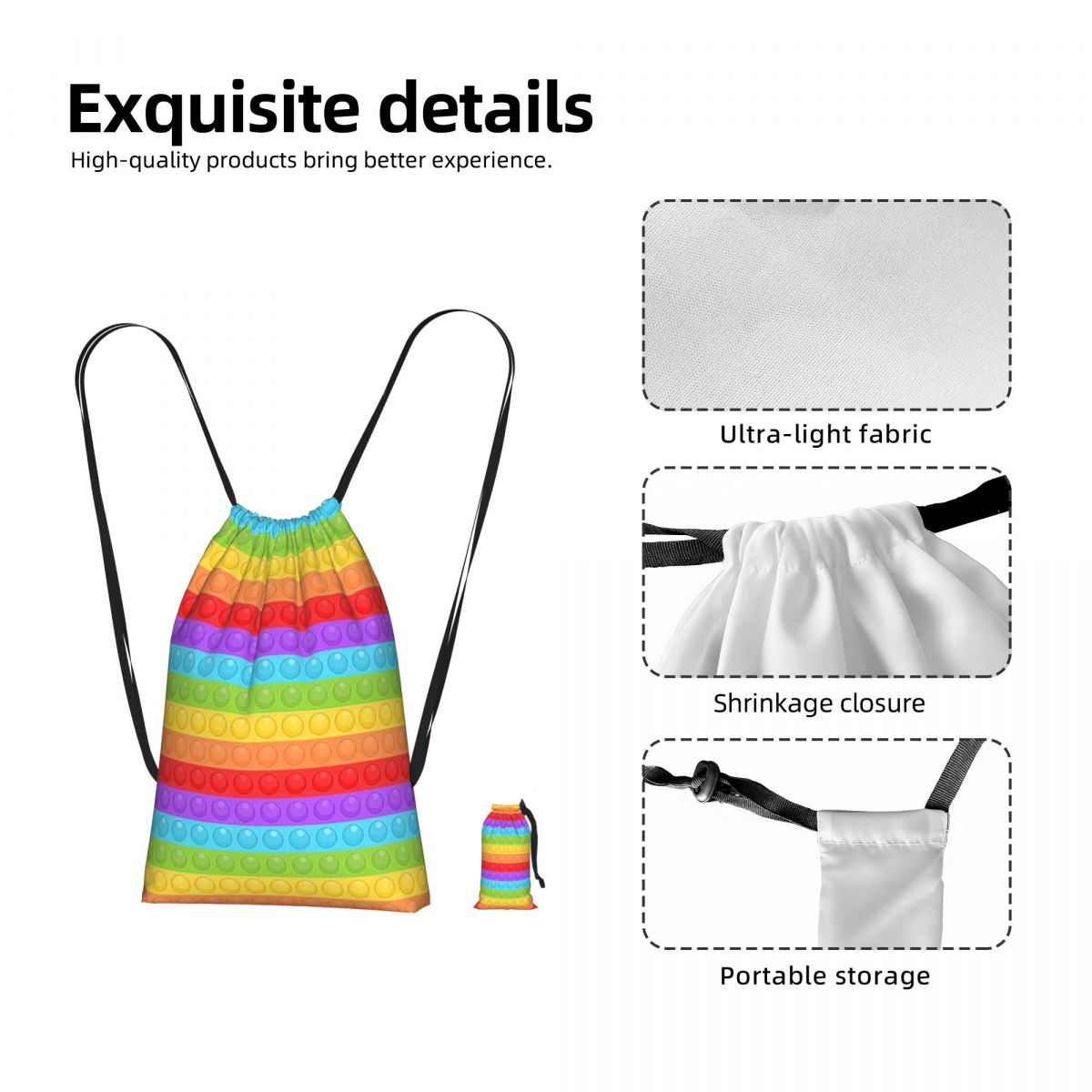 Zaino con coulisse Premium Vec - Women Bags Vector recensione e prezzo