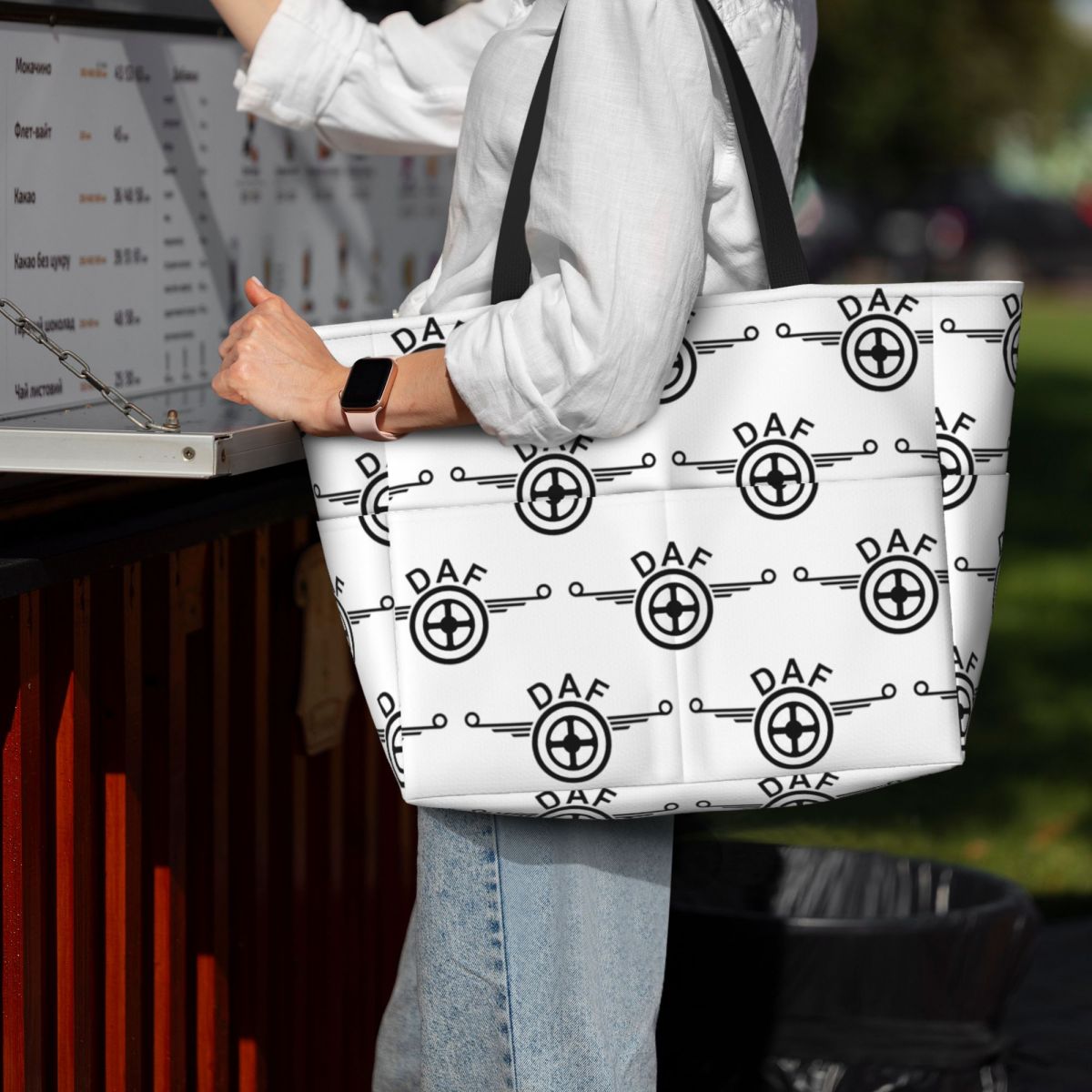 Borsa da spiaggia con logo Daf - Women Bags Vector recensione e prezzo