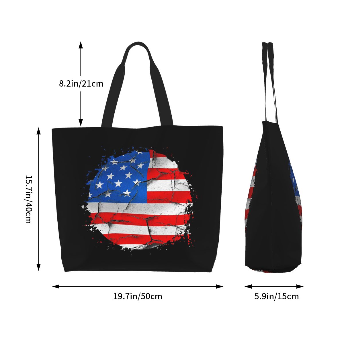 Borsa Shopper con Bandiera Ame - Women Bags Usa recensione e prezzo